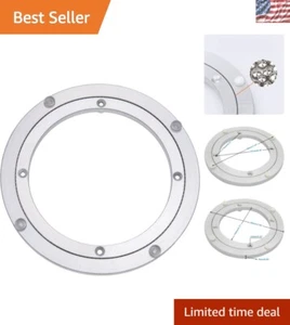 High-Quality 8-Inch Aluminum Lazy Susan Rotating Plate for Dining & DIY Projects - Picture 1 of 9