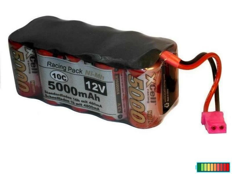 Hochstrom Wedico Akku XCell SCR 12V5000 mAh /mehrere Optionen... - Bild 1 von 1