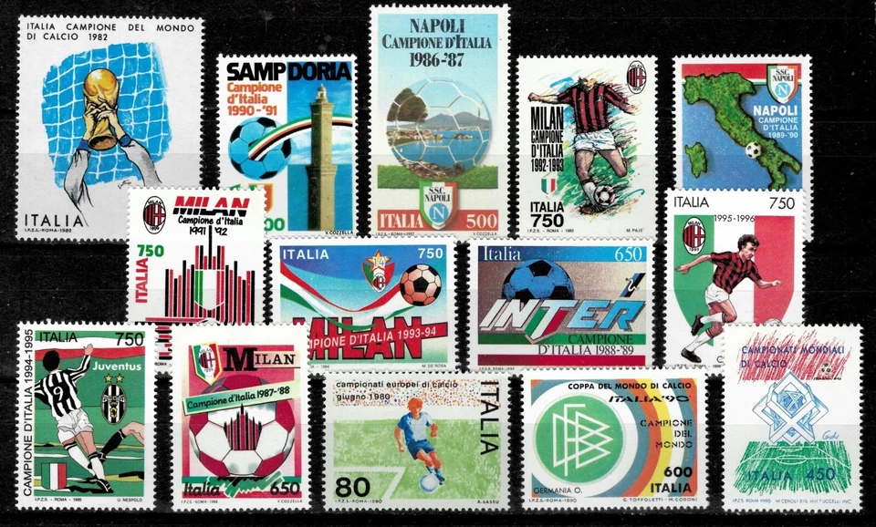 Лот товаров Италия 1987/2015 ☀ Скудетто / чемпионы чемпионата по футболу ☀ как новые без наклеек и следов ** - Изображение 1 из 1