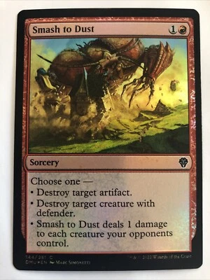 MTG Dominaria United Smash to Dust Foil 144/281 LP - Image 1 of 2
