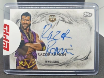 2015 Topps Undisputed WWE Legends Razor Ramon (SCOTT HALL) autograph UA-RR - Image 1 of 2