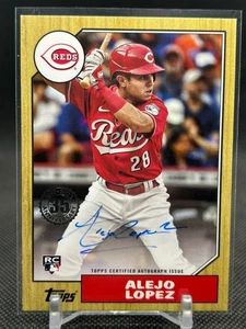 2022 Topps Series 2 - 1987 Autographs Alejo Lopez #87BA-AL - Bild 1 von 2