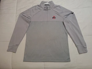 Nike Ohio State Buckeyes 1/4 Zip Pull Over Long Sleeve Medium - Bild 1 von 10