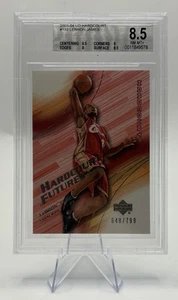 2003-04 Upper Deck Hardcourt LeBron James Futures RC #132 /799 BGS 8.5 - Picture 1 of 2