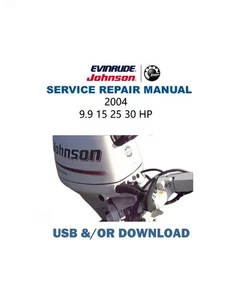 Johnson Evinrude Manual de Servicio | 9.9 15 25 30 | 2004 | Fueraborda 2 Tiempos | USB - Imagen 1 de 10