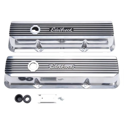 Edelbrock 4277 Elite II Valve Covers, B/B Fits Ford - Image 1 of 4