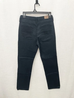 US Polo Assn Jeans Women Juniors 16 Black Mid Rise Stretch Straight Leg - Image 1 of 4