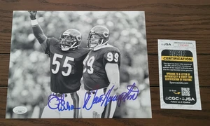 Dan Hampton and Otis Wilson signed 8x10 photo 85 Chicago Bears JSA (B) Auto - Picture 1 of 2
