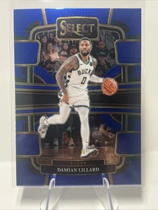 2023-24 Panini Select #63 Damian Lillard Blue (Retail Base) - Picture 1 of 2