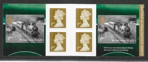 GB 2011 Classic Locomotives of ENGLAND Booklet 6x 1st - Mint MNH SG PM31 - Picture 1 of 1