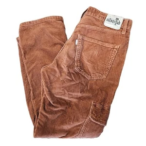 Vintage Levis Silvertab Loose Cord Hose Levi Strauss Baggy Cargo 31x32 Y2K - Bild 1 von 10