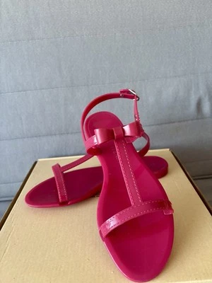 Stuart Weitzman Women’s Sandals Size 7 Pink Bows Beach Summer Pool Comfy  - Image 1 of 4