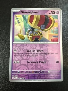 Gimmighoul 087/182 Sv04: Paradox Rift Reverse Holo - Picture 1 of 2
