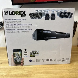 Sistema de seguridad con cable Lorex by Flir 720hd 8 cámaras 16 canales 1 tb de memoria - Imagen 1 de 5