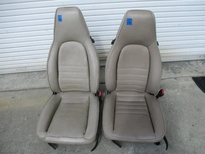 1983-1991 Porsche 944 PASSENGER RIGHT  Front TAUPE Leather Seats YOUR CHOICE - Image 1 of 4