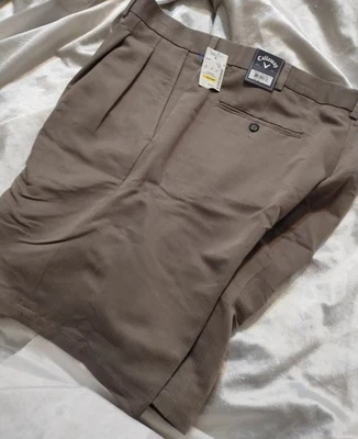 Pantalones Cortos CALLAWAY Golf Hombre Cuarzo VERDES, 9" Entrepierna, Talla 38, Nuevos con Etiquetas Foto 1 de 3