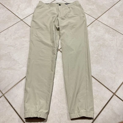 Under Armour Pants Mens 30x30 Khaki Loose Golf Jogger Stretch Cuffed Performance - Image 1 of 4