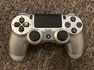 Sony PS4 DualShock 4 Wireless Controller Silver CUH-ZCT2U OEM – PS5 PC Apple TV  - Picture 1 of 1