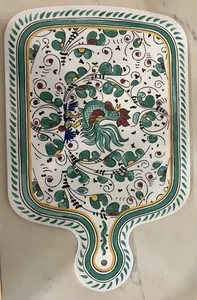 Le Cadeaux GreenRooster Board Cutting Cheese Serving Melamine Charcuterie Handle - Picture 1 of 4