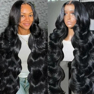 Body Wave Lace Front Wigs Human Hair 250 Density HD Lace Frontal Wigs Human H... - Picture 1 of 6