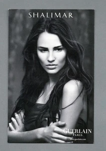 Carte publicitaire + patch - advertising card - Shalimar de Guerlain recto verso - Picture 1 of 2