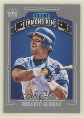 2020 Panini Diamond Kings All-Time Gray Frame Roberto Alomar #ATDK-29 HOF - Image 1 of 2