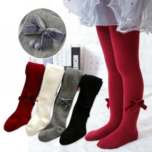 PRINCESS Spanish Double Bow Tights Baby/Girls/Sch - Picture 1 of 17