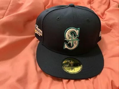 New Era Seattle Mariners 2022 Postseason 59FIFTY Hat Men’s Size 7 3/8 Navy Blue - Image 1 of 4