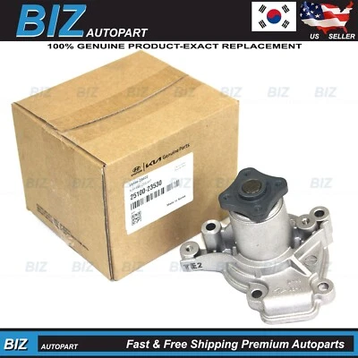 GENUINE Water Pump for 1999-2012 Hyundai Elantra Tiburon Tucson 2.0L 25100-23530 - Изображение 1 из 4