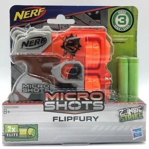 Hasbro® Nerf FLIPFURY Micro Shots Series 3 Action Zombie Blaster + 2 Elite-Darts - Bild 1 von 4