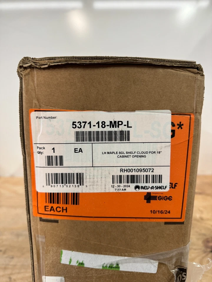 Organizador de esquina ciego extraíble contemporáneo Rev-A-Shelf 5371-18-MP-L *PARA REPUESTOS Foto 1 de 4