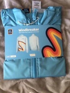 NUEVA Chaqueta Cortavientos Aldi Adulto Talla XL Azul Arco Iris Rayas Ligera Cremallera 23 - Imagen 1 de 2