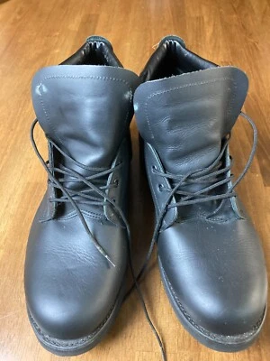 Botas con suela Vibram para hombre talla 12 3E negras con cordones resistentes al aceite 1121 17 28772 EE. UU. Foto 1 de 4