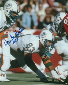 Signed 8x10 VERN DEN HERDER Miami Dolphins Autographed photo w/COA - Picture 1 of 1