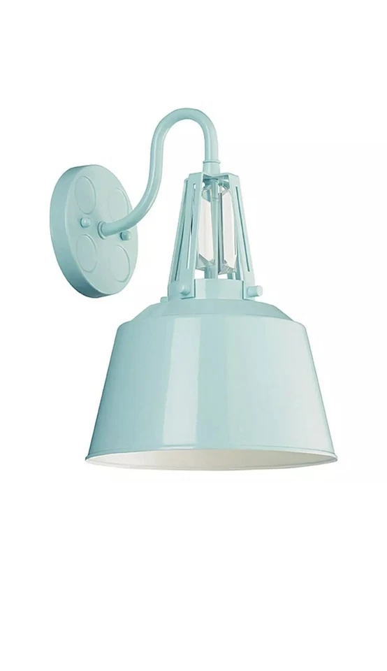 Feiss Freemont 1 Light 9 inch Wall Sconce, Hi Gloss Blue, WB1726SHBL - Изображение 1 из 4