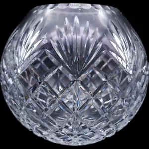 Jarrón de 6" Galway Ashford de cristal de plomo rosa - Imagen 1 de 5