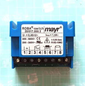 Para Mayr 20/017.000.2 ROBA - Interruptor 1.8A 200-500V~ 0.05-2seg 10M Rectificador de Freno - Imagen 1 de 2