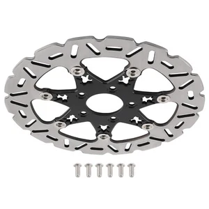 New Front Brake Disc Black for Harley Davidson Tri Glide Trike 2009-2019 299mm - Foto 1 di 12