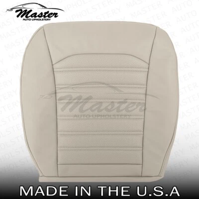 Cubierta de asiento de vinilo Dune inferior del conductor Ford Edge 2013-2017, perforada Foto 1 de 4