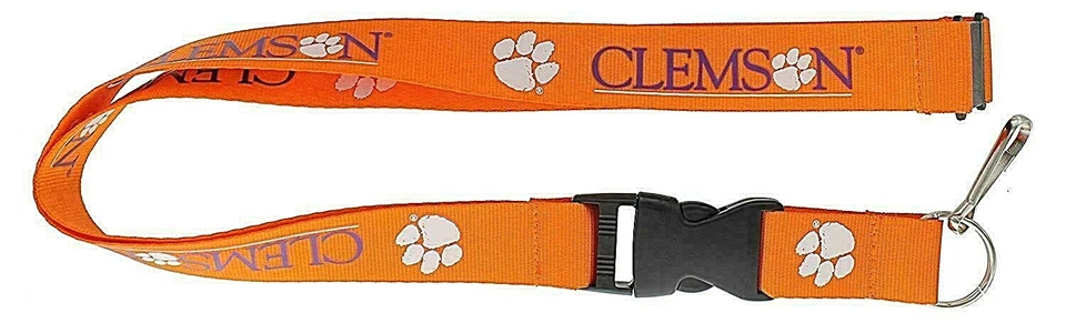 Llavero naranja Clemson Tigers NCAA Breakaway Lanyard Foto 1 de 1