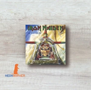 IRON MAIDEN ACES HIGH CANVAS PRINT ALBUM COVER WALL ART C80 - Picture 1 of 6