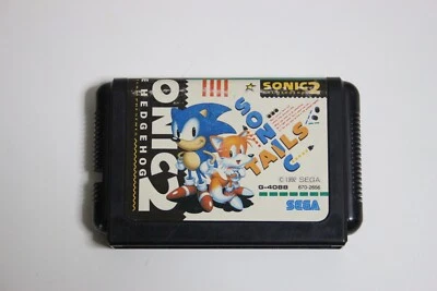 Sonic The Hedgehog 2 SEGA MEGA DRIVE Game Software SEGA,1992 from Japan Retro - Image 1 of 4