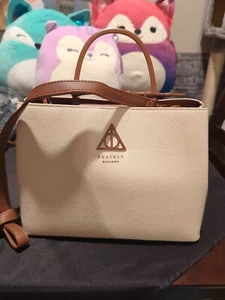 Loungefly Harry Potter Deathly Hallows Elder Wand Canvas Handbag - Picture 1 of 10