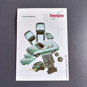 HERPA  toy cars and trucks German/English  brochure / catalog May-June '97 - Picture 1 of 5