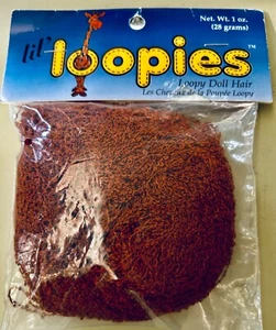 "Lil' Loopies" Yarn Doll Hair by One & Only Creations ~ Rust - Picture 1 of 1