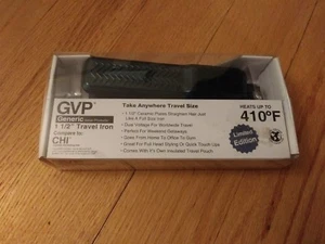 NIB GVP Generic CHI 410F 1 & 1/2" Inch Ceramic Take Anywhere Travel Flat Iron - Picture 1 of 2