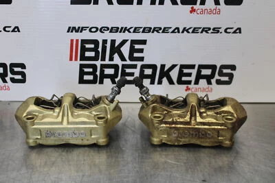 10-11 BMW S1000RR RIGHT LEFT FRONT BRAKE CALIPER SET PAIR CALIPERS BB168 - Image 1 of 4