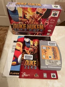 Duke Nukem: Zero Hour (Nintendo 64, 1999) N64 CIB Complete - Picture 1 of 12