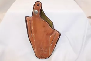 Safariland MFG Model #28 R/H Pancake Leather Holster 45 Auto - Picture 1 of 4