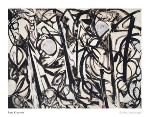 Gothic Landscape, 1961 by Lee Krasner Art Print Abstract Modern Poster 28x36 - Picture 1 of 2